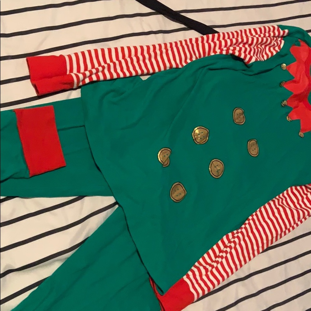elf christmas pajamas!